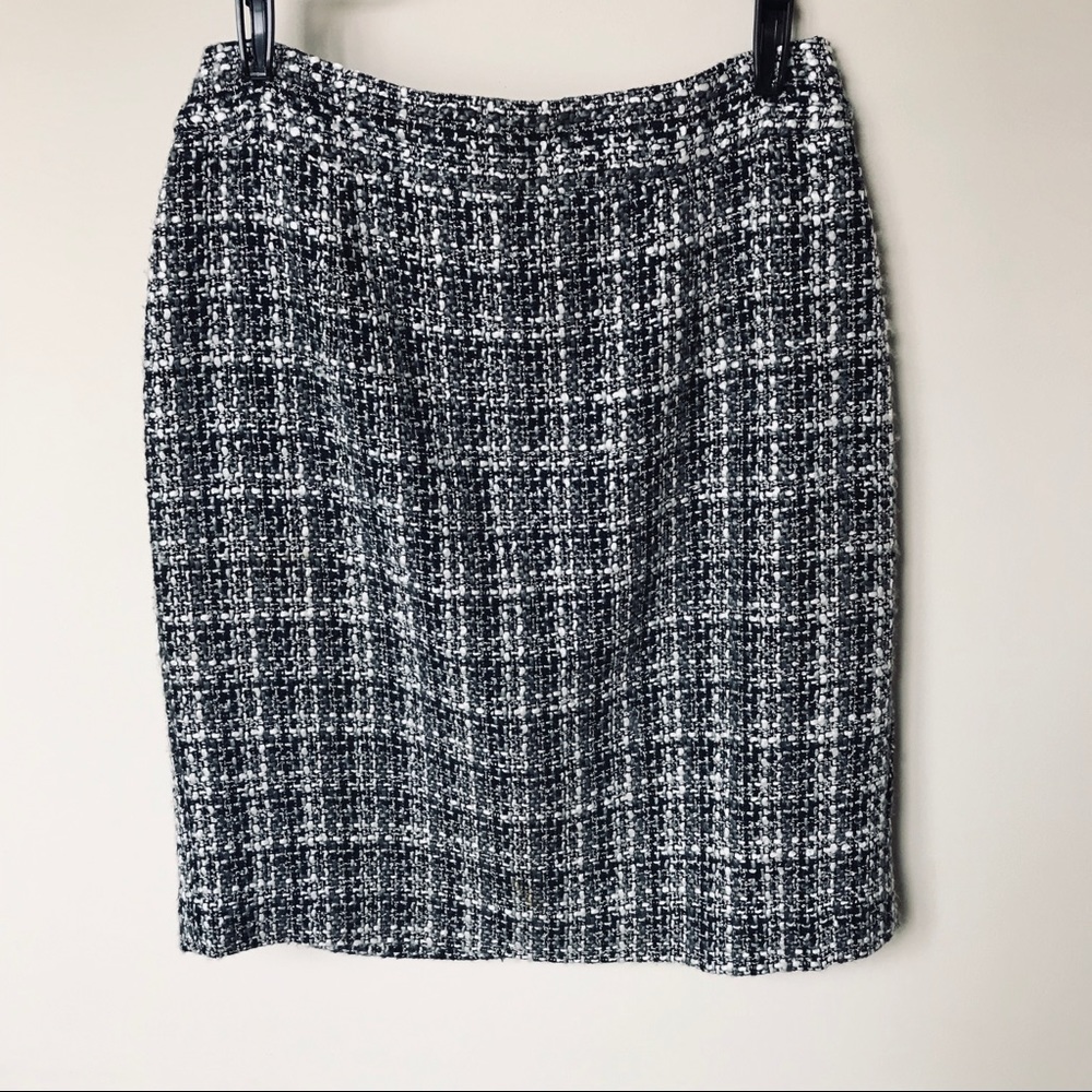 Plaid Knit Business Skirt Women’s